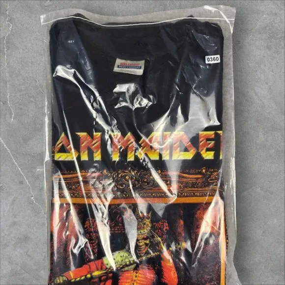 VTG Y2K Iron Maiden Edward the Great Give Me Ed Til Im Dead World Tour 2003 -XL - Picture 7 of 7